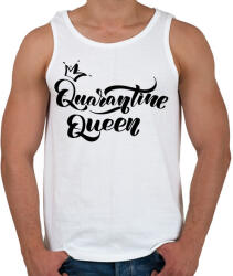 printfashion Quarantine Queen - Férfi atléta - Fehér (3588242)