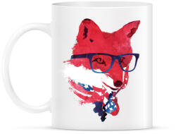 printfashion American fox - Bögre - Fehér (788620)