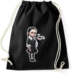 printfashion This is my happy face! - Wednesday - vicces póló minta - Sportzsák, Tornazsák - Fekete (11897233)