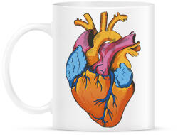 printfashion Szív - Bögre - Fehér (9442718)