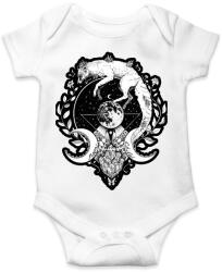 printfashion Moon fox - Baba Body - Fehér (9459294)