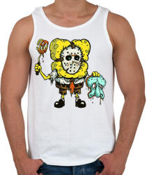 printfashion Spongyabob Thriller - Férfi atléta - Fehér (1886603)