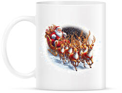 printfashion Télapó - Bögre - Fehér (14937160)