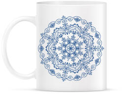 printfashion Kifesthető mandala5 - Bögre - Fehér (4082412)