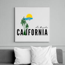 printfashion california - Vászonkép - Fehér (6626920)