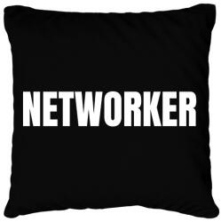 printfashion NETWORKER - Párnahuzat, Díszpárnahuzat - Fekete (11418983)