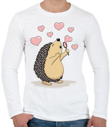 printfashion Süni - Férfi hosszú ujjú póló - Fehér (14141759)
