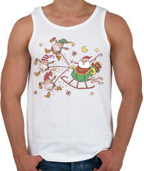 printfashion Mikulás - Férfi atléta - Fehér (14601116)