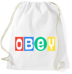 printfashion J-Hope OBEY - Sportzsák, Tornazsák - Fehér (4291754)