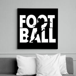 printfashion Football - Focilabda - Vászonkép - Fekete (7159500)
