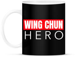 printfashion WING CHUN HERO - Bögre - Fekete (9468233)