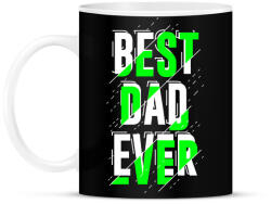 printfashion Best Dad Ever - Bögre - Fekete (2898209)