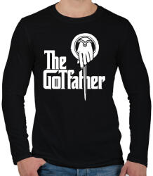printfashion The GOTfather - Férfi hosszú ujjú póló - Fekete (1500321)