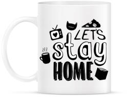 printfashion Stay at home - Bögre - Fehér (2349451)