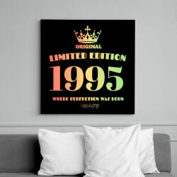 printfashion 1995 - Vászonkép - Fekete (6656813)