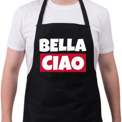 printfashion BELLA CIAO - Kötény - Fekete (10022326)