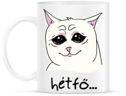 printfashion Hétfői fejem - Bögre - Fehér (13371506)