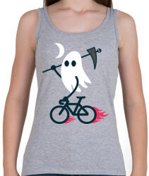 printfashion Ghost Rider - Női atléta - Sport szürke (3624225)