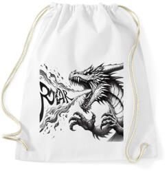 printfashion Sárkány - Sportzsák, Tornazsák - Fehér (15180781)