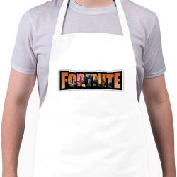 printfashion Fortnite narancs - Kötény - Fehér (4914600)