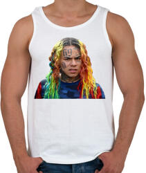 printfashion 6ix9ine - Férfi atléta - Fehér (2577578)