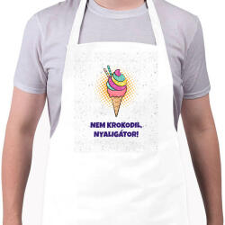 printfashion Nyaligátor - Kötény - Fehér (11586537)