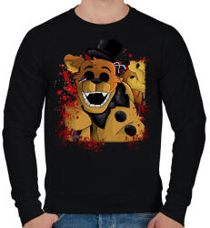 printfashion golden freddy - Férfi pulóver - Fekete (15146807)