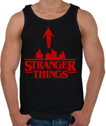 printfashion Stranger Things 4 - Férfi atléta - Fekete (7509408)