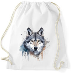 printfashion Farkas - Sportzsák, Tornazsák - Fehér (16078982)