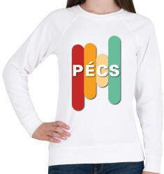 printfashion Pécs - Színes - Női pulóver - Fehér (7137799)