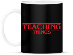 printfashion Teaching things - Bögre - Fekete (8593246)