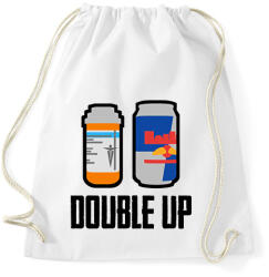 printfashion Double up - Sportzsák, Tornazsák - Fehér (2311378)
