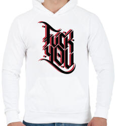 printfashion FY-01-01 - Férfi kapucnis pulóver - Fehér (5270992)