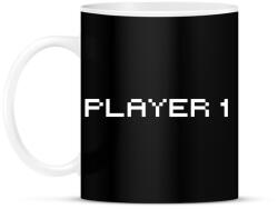 printfashion PLAYER 1 - Bögre - Fekete (795057)