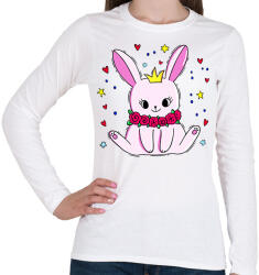 printfashion nyuszika-001 - Női hosszú ujjú póló - Fehér (2325396)