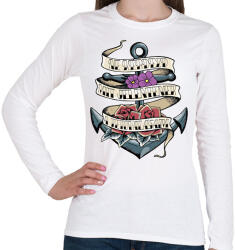 printfashion Soha ne kérdezd - Női hosszú ujjú póló - Fehér (1948551)