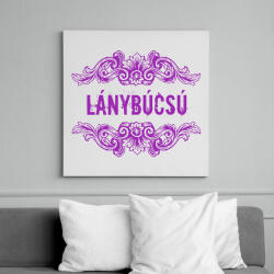 printfashion Lánybúcsú - Vászonkép - Fehér (6637923)