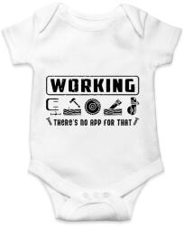 printfashion Ahol nem elég egy applikáció - Baba Body - Fehér (5454925)
