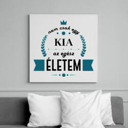 printfashion Nem csak egy Kia - Vászonkép - Fehér (7186046)