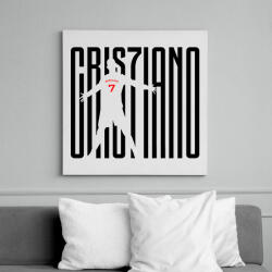 printfashion Cristiano Ronaldo - Vászonkép - Fehér (13028082)