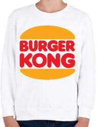 printfashion Burger kong - Gyerek pulóver - Fehér (2255907)