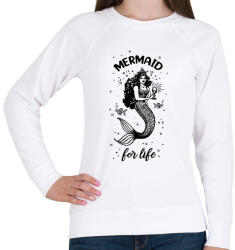 printfashion Mermaid for life - Női pulóver - Fehér (13848180)