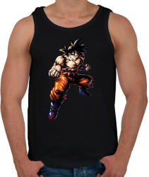 printfashion dragon ball super-saiyan-god - Férfi atléta - Fekete (4191555)