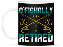 printfashion O'FISHally retired - Bögre - Fekete (2458208)