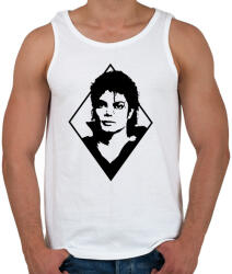 printfashion Michael Jackson - Férfi atléta - Fehér (501536)
