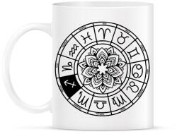 printfashion horoszkóp nyilas fekete - Bögre - Fehér (12669949)