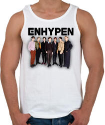 printfashion ENHYPEN KPOP - Férfi atléta - Fehér (16591173)