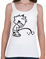 printfashion pee boy - Női atléta - Fehér (2962866)