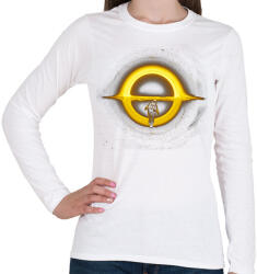 printfashion singularity - Női hosszú ujjú póló - Fehér (15904687)