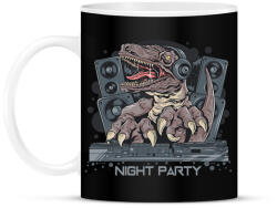 printfashion Night Party T-rex - Bögre - Fekete (2883449)